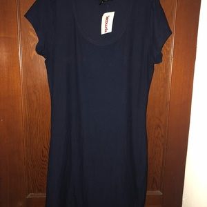 Body slimming short sleeve dress